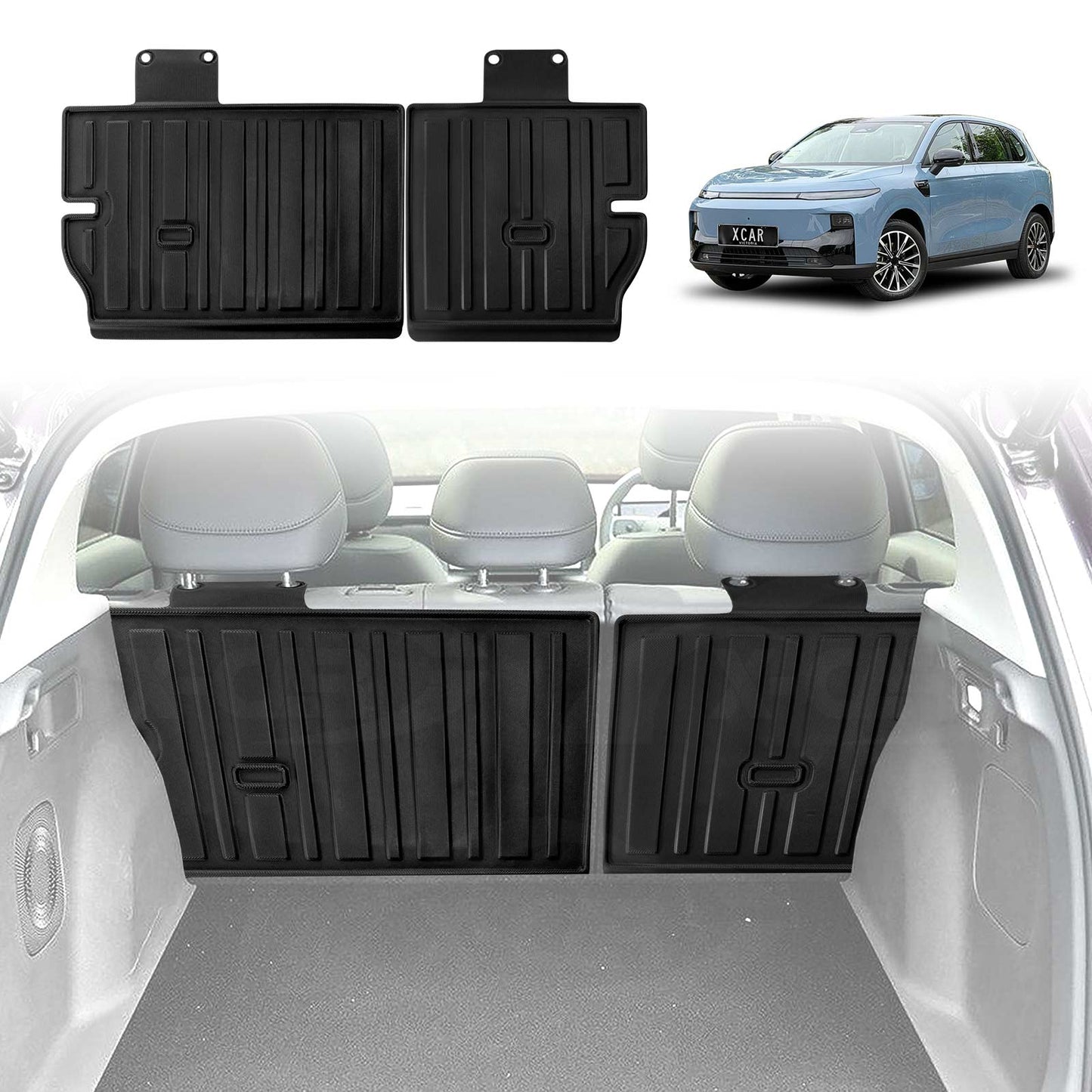Back Seat Protector for Leapmotor B10 2025-Onwards All Weather Heavy Duty Car Kick Mats Cover Accessories