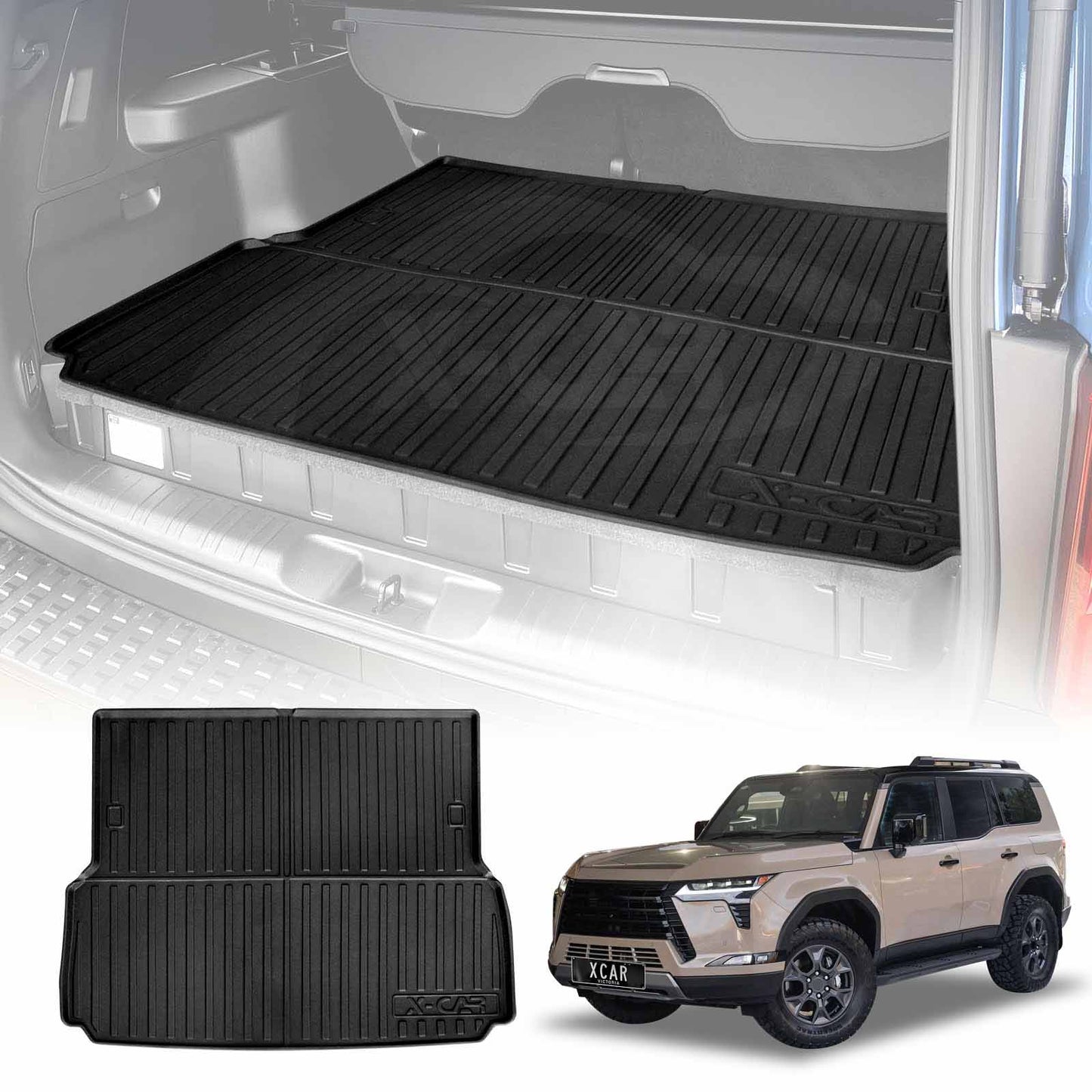 Boot Liner for Lexus GX 550 GX550 5 Seater 2024-Onwards All Weather Heavy Duty Cargo Trunk Mat Luggage Tray