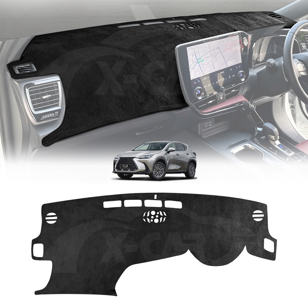 Dash Mat for Lexus NX Series NX250 NX350 NX350h NX450h 2022-Onwards Without HUD Non-Slip Microfiber Pad Cover Interior Accessories