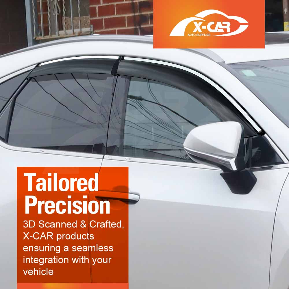 Weathershields for Lexus NX250 NX350 NX350h NX450h 2022-Onwards Car Weather Shields Wind Deflectors Window Sun Visor 4 Pcs