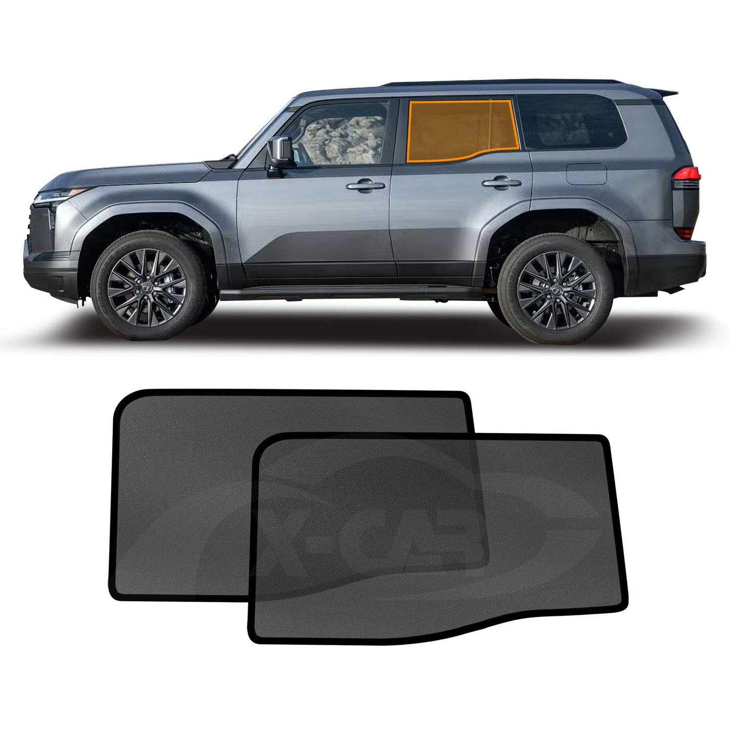 Rear Window Sun Shade for Lexus GX 550 GX550 2024-Onwards UV Protection Car Sunshade Blind Mesh