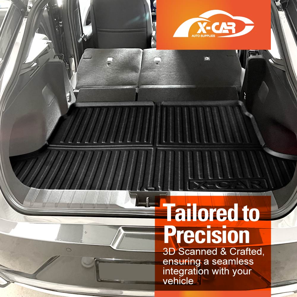 Boot Liner Kick Mats Set for Lexus LBX AWD 2024-Onwards All Weather Heavy Duty Cargo Car Trunk Back Seat Protector