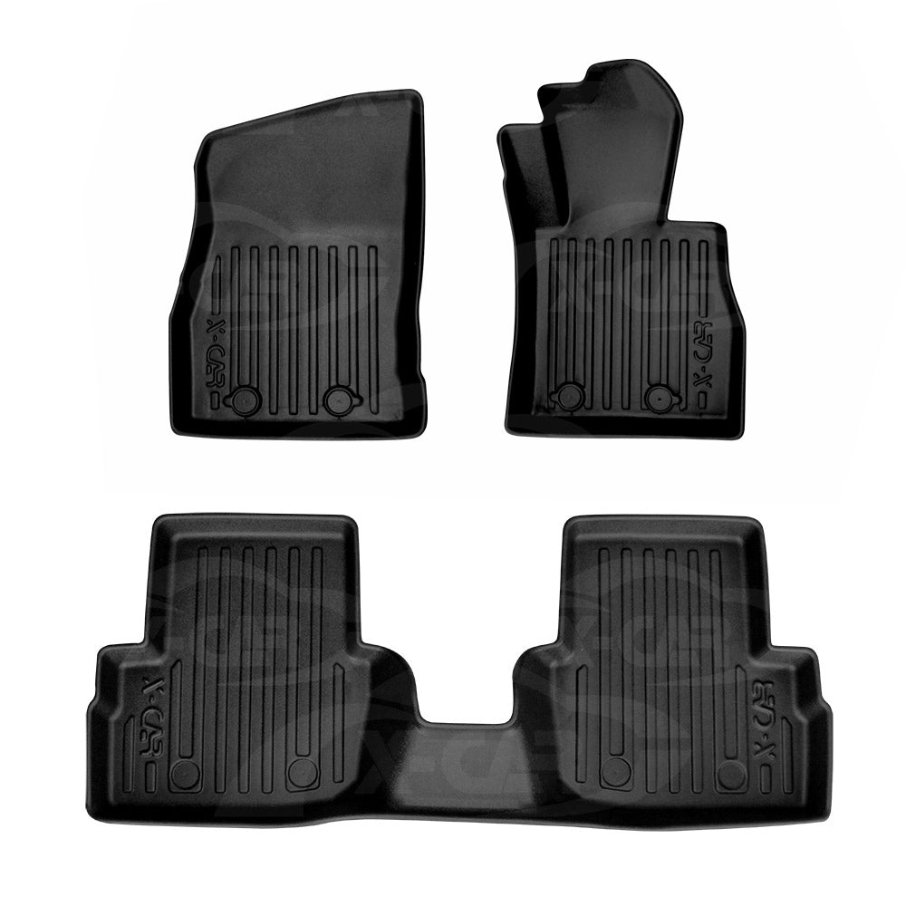 3D Floor Mats for Mazda 2 Hatch & Sedan 2014-Onwards DJ/DL Series Heavy Duty All Weather Car Mats Carpet Liner Set