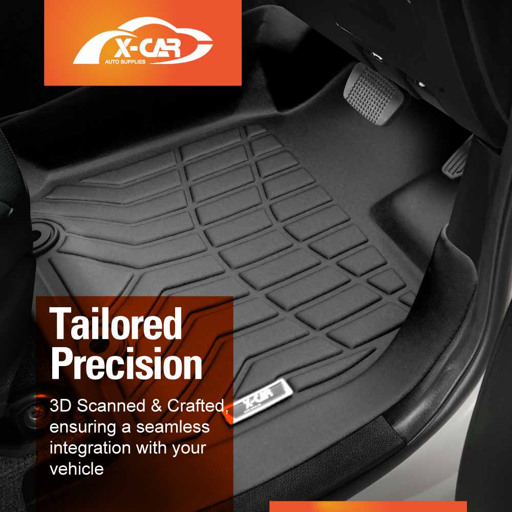 3D Floor Mats for Mazda BT-50 BT50 Dual Cab TF Series 2020-Onwards Heavy Duty All Weather Car Mats Carpet Liner Set Car Accessories