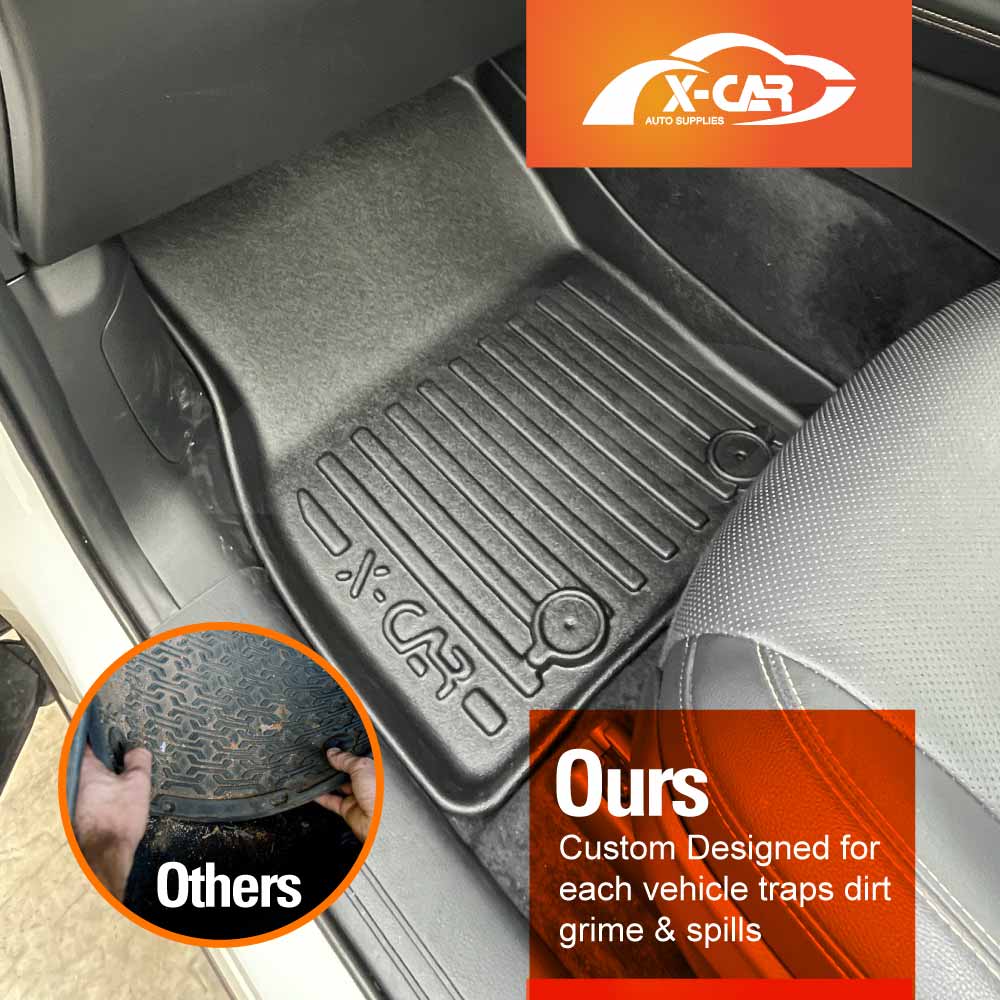 3D Floor Mats Boot Liner Set for Mazda CX-70 CX70 2024-Onwards All Weather Heavy Duty Cargo Car Trunk Luggage Tray