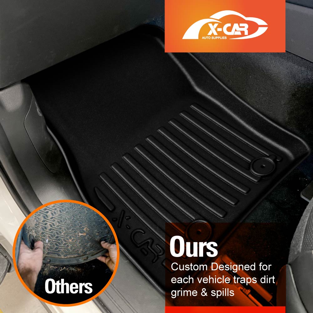 Front Rear Floor Mats for Mazda CX-90 CX90 2023-Onwards Heavy Duty All Weather Car Mats Carpet Liner Set