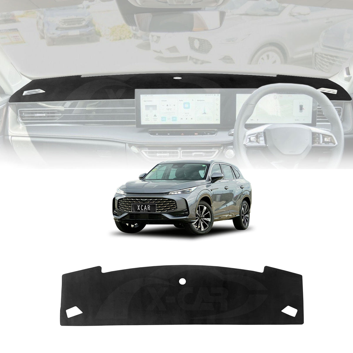 Dash Mat for MG HS AS33 Series 2024-Onwards Non-Slip Microfiber Pad Cover Interior Accessories