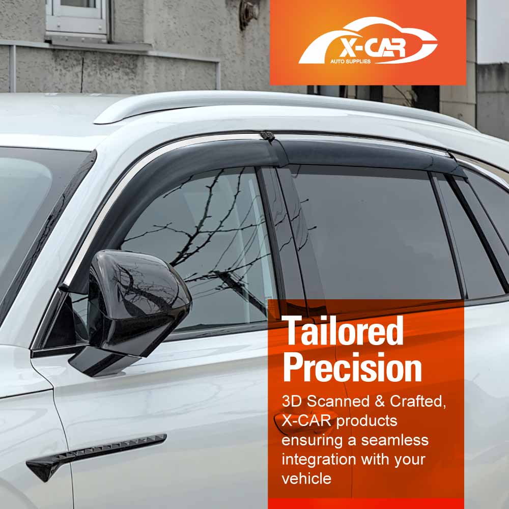 Weathershields for MG HS 2024-Onwards Car Weather Shields Wind Deflectors Window Sun Visor 4 Pcs