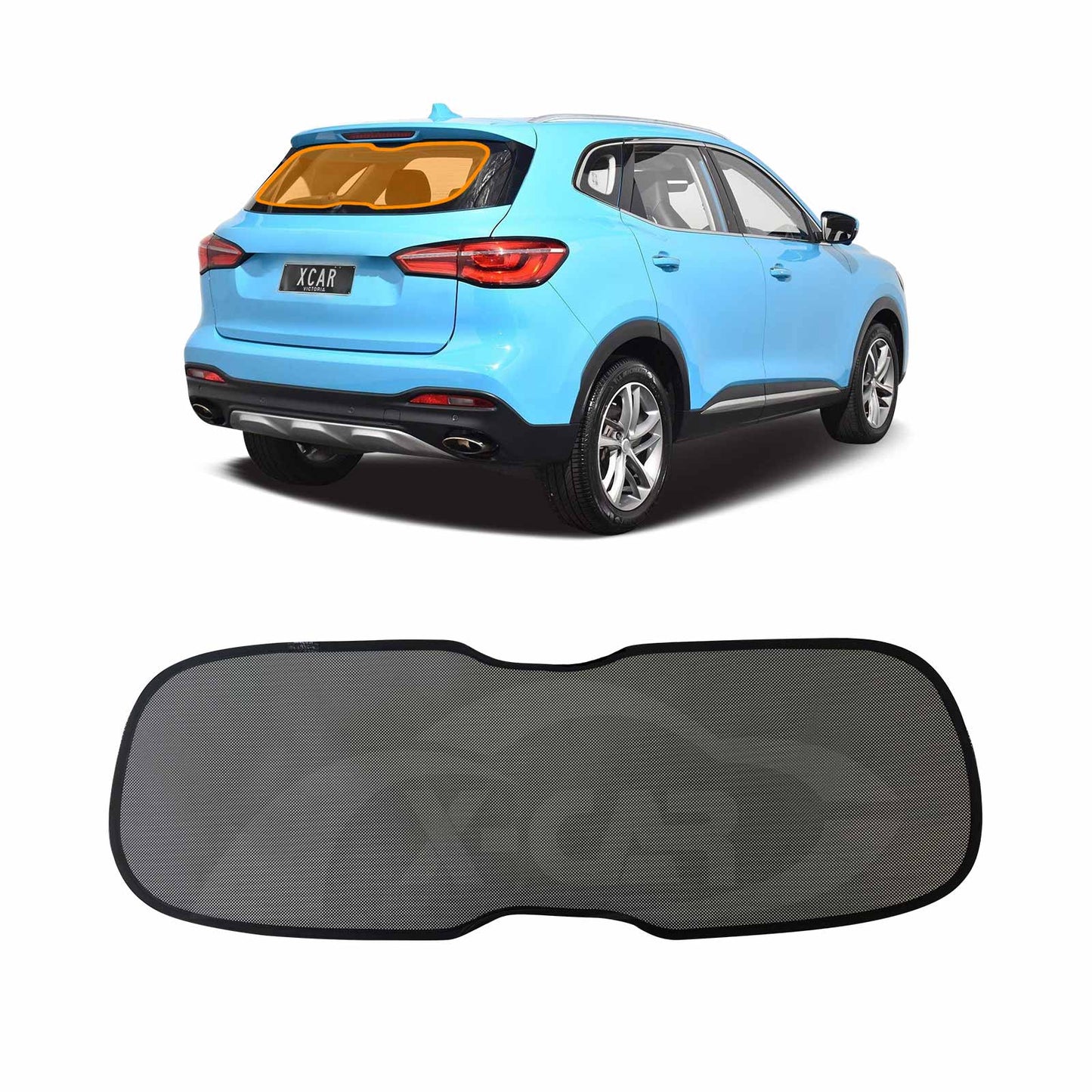Rear Windscreen Sun Shade for MG HS 2018-2024 Car Custom Wind Screen Sun Blind Mesh