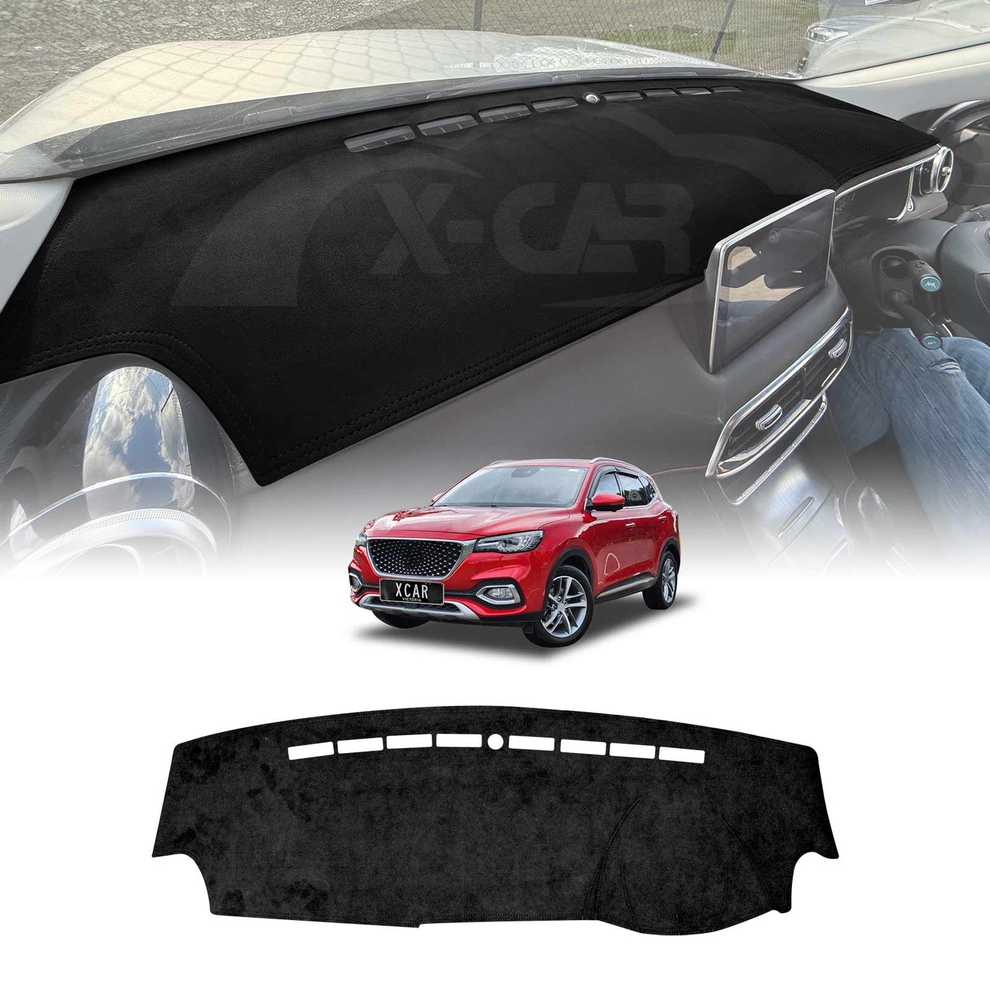 Dash Mat for MG HS 2019-2024 Non-Slip Microfiber Pad Interior Accessories