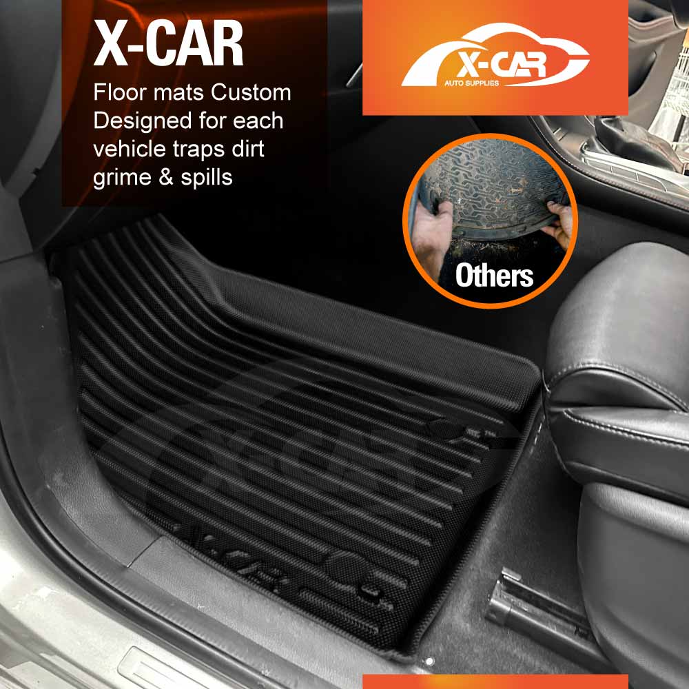 3D Floor Mats Boot Liner Set for MG HS 2018-2024 All Weather Heavy Duty Cargo Car Trunk Luggage Tray Acessories