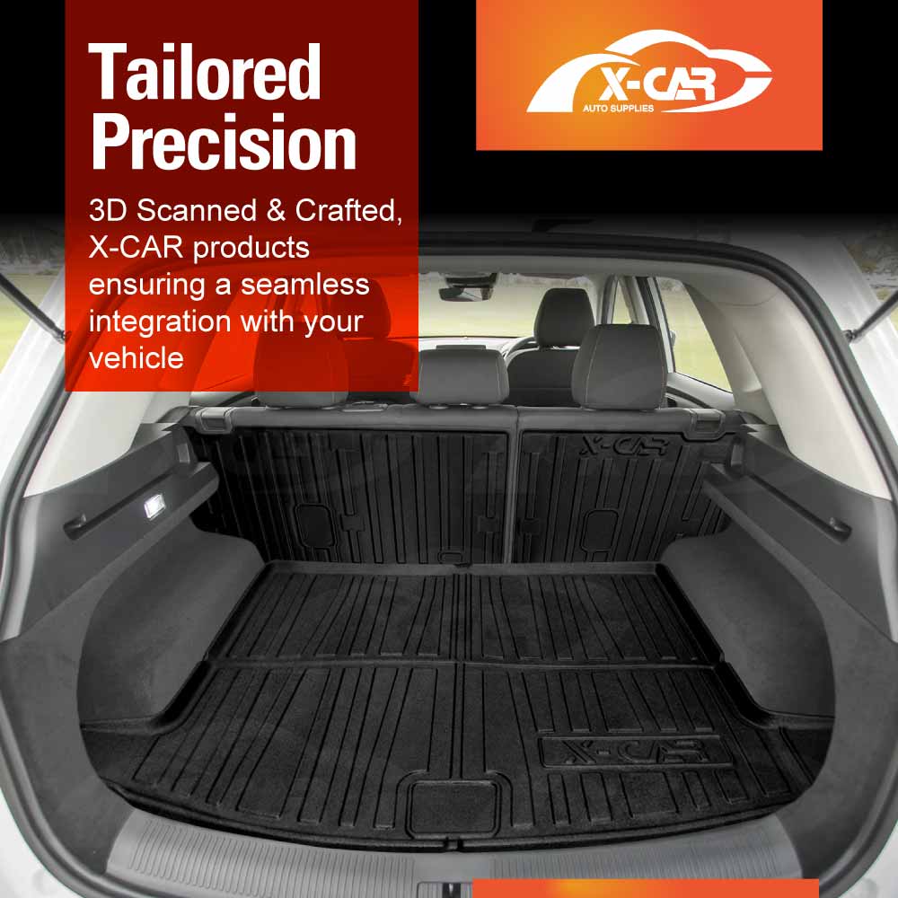 Floor Mats Boot Liner Set for MG HS 2018-2024 All Weather Heavy Duty Cargo Kick Mats Back Seat Cover Car Trunk Accessories