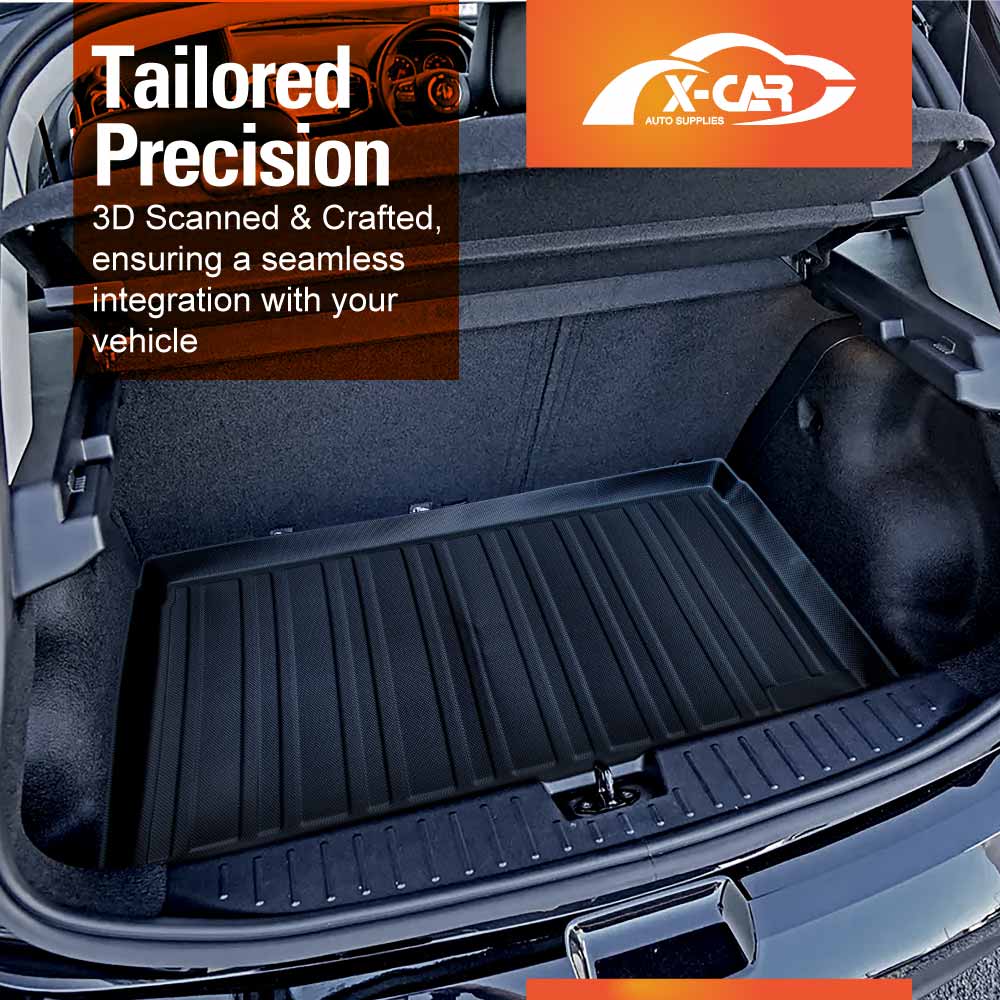 3D All-Weather Floor Mat Boot Liner Carpet for MG 3 MG3 2016-2024 Heavy Duty Cargo Trunk Mat Luggage Tray