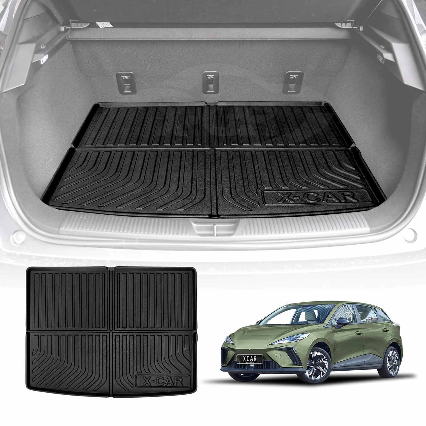 3D All-Weather Boot Liner for MG MG4 2023-2025 Heavy Duty Cargo Trunk Mat Luggage Tray