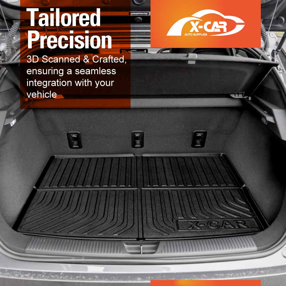 Boot Liner Back Seat Protector for MG MG4 2023-2026 All Weather Heavy Duty Cargo Car Trunk Kick Mats