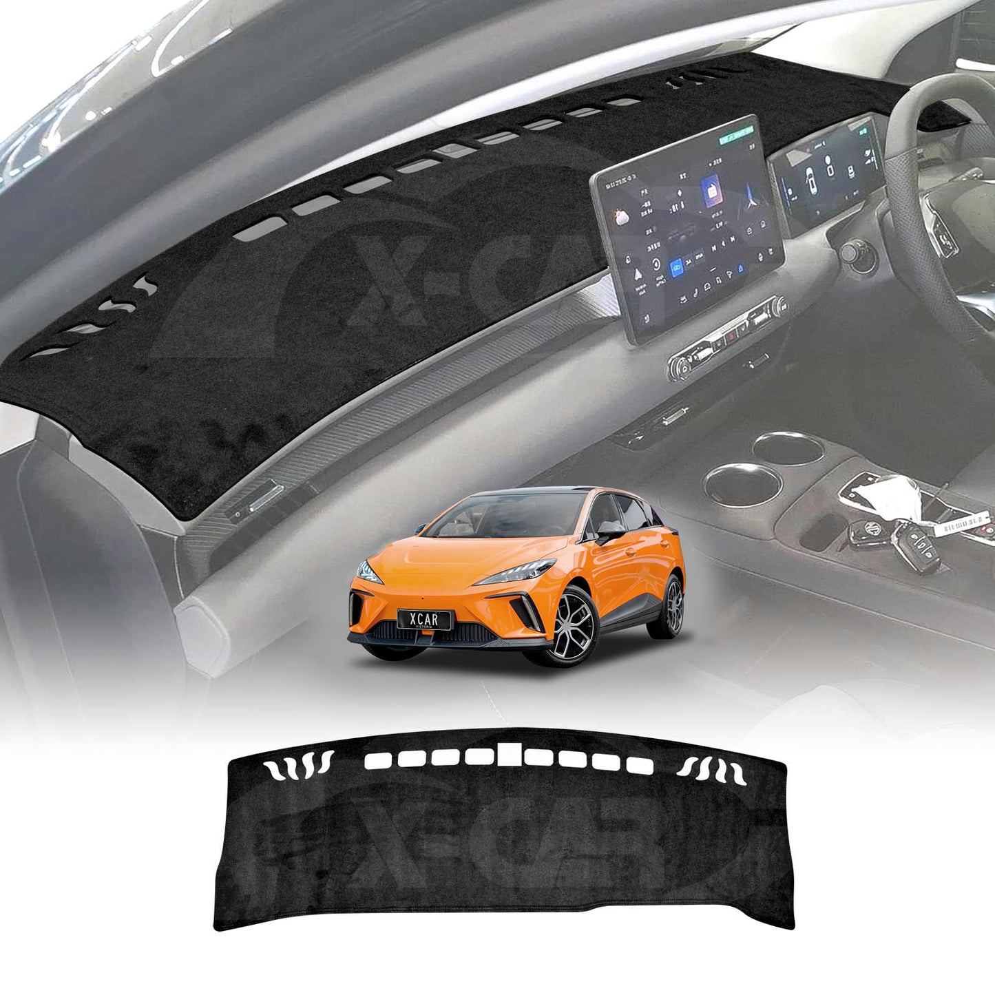 Dash Mat for MG MG4 2026-Onwards Non-Slip Microfiber Dashboard Pad Interior Accessories