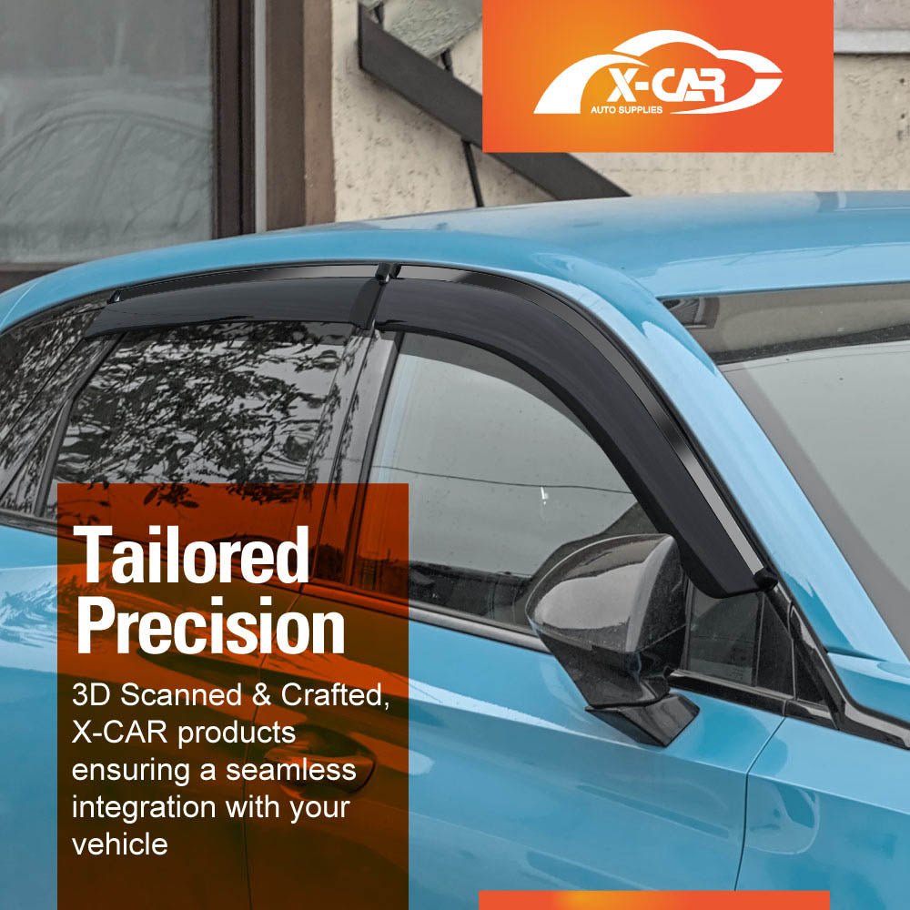 Weathershields for MG MG4 2023-2026 Car Weather Shields Wind Deflectors Window Sun Visor 4 Pcs