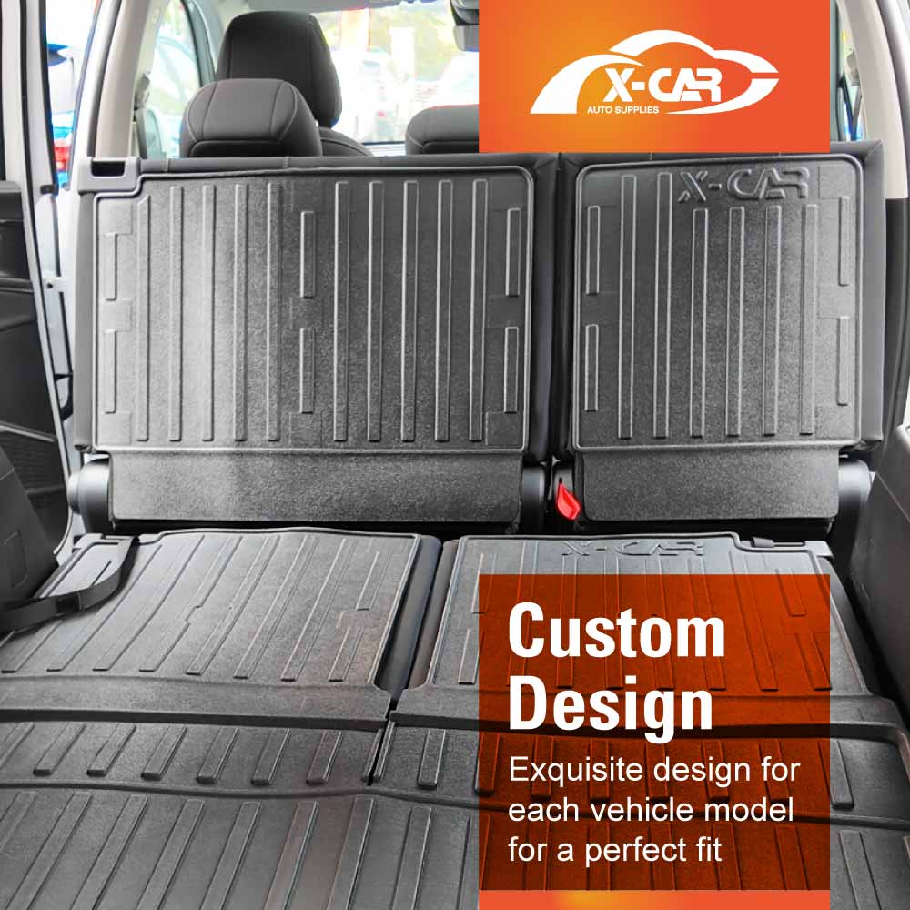 Boot Liners Kick Mats Set for MG QS 2025-Onwards All Weather Heavy Duty Cargo Car Trunk Back Seat Protector