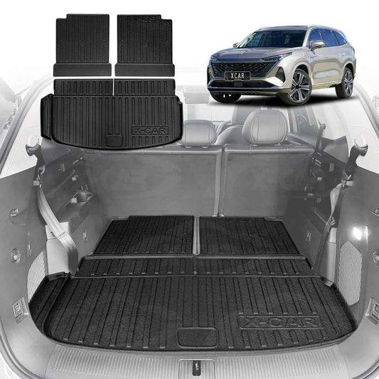 3 Pcs Boot Liners for MG QS 2025-Onwards All Weather Heavy Duty Cargo Trunk Cover Mat Luggage Tray Car Accessories