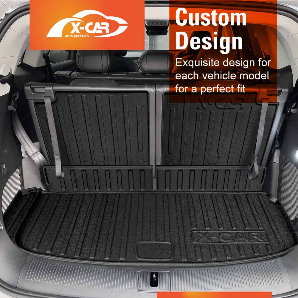 3D Floor Mats Boot Liners Set for MG QS 2025-Onwards All Weather Heavy Duty Cargo Kick Mats Back Seat Protector Cover