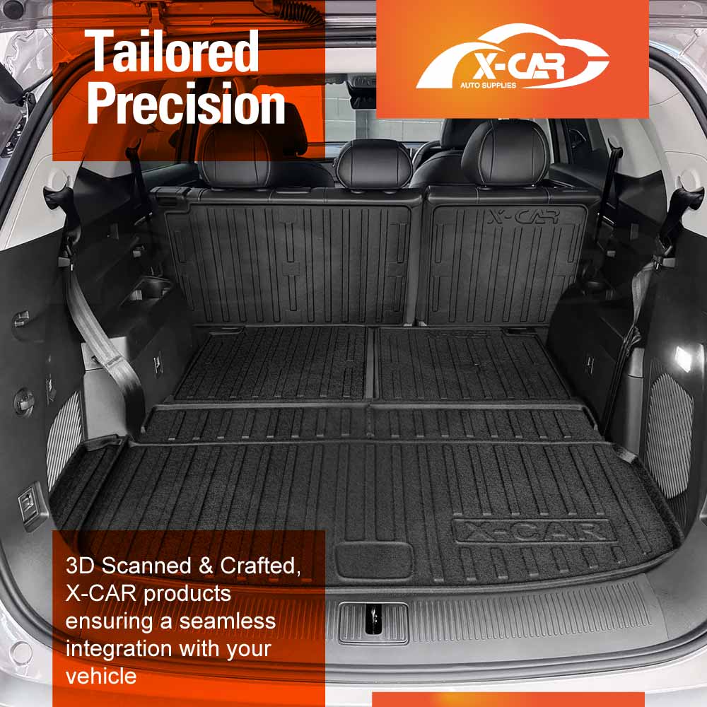 Boot Liners Kick Mats Set for MG QS 2025-Onwards All Weather Heavy Duty Cargo Car Trunk Back Seat Protector
