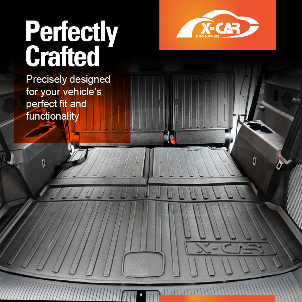 Boot Liners Kick Mats Set for MG QS 2025-Onwards All Weather Heavy Duty Cargo Car Trunk Back Seat Protector