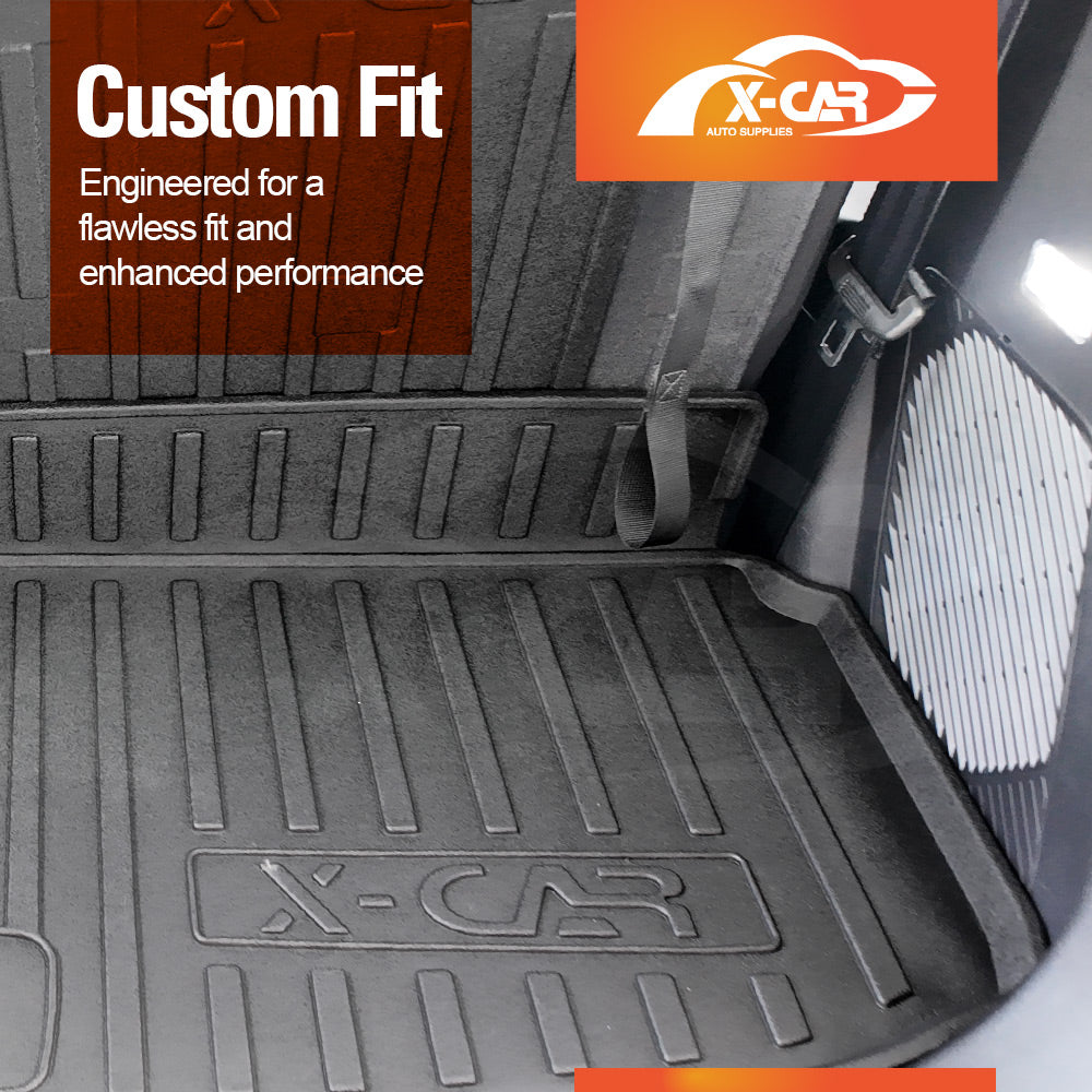 Boot Liners Kick Mats Set for MG QS 2025-Onwards All Weather Heavy Duty Cargo Car Trunk Back Seat Protector