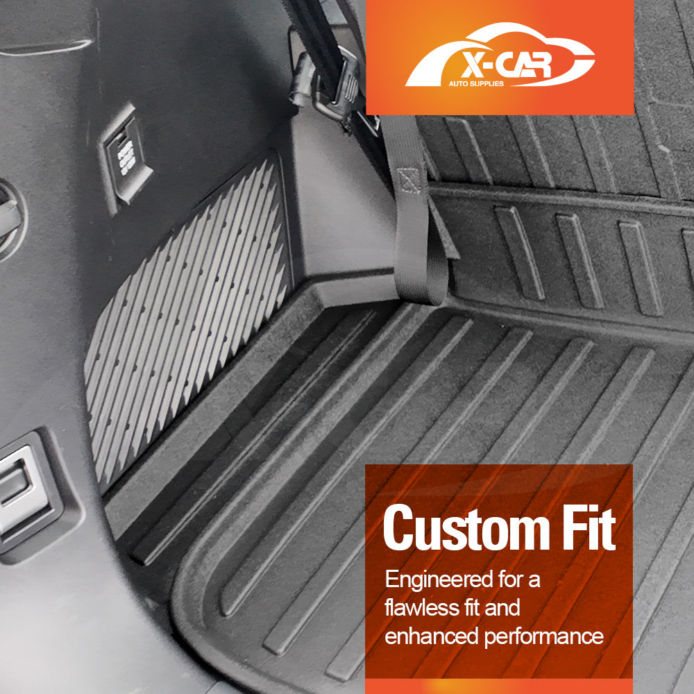 Boot Liners Kick Mats Set for MG QS 2025-Onwards All Weather Heavy Duty Cargo Car Trunk Back Seat Protector
