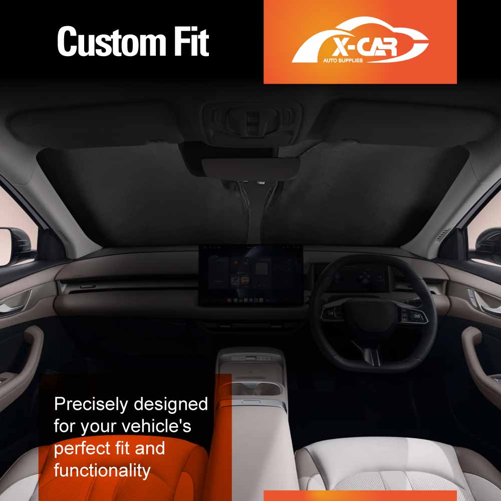 WindScreen Sun Shade for MG MGS5 EV 2025-Onwards Blocks UV Rays Foldable Custom Sun Visor Protector