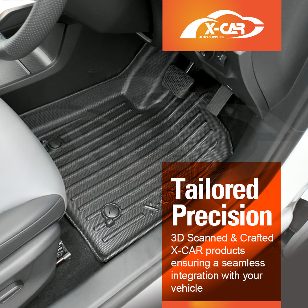 3D Floor Mats Boot Liner Set for MG MGS5 EV 2025-Onwards All Weather Heavy Duty Cargo Car Trunk Luggage Tray