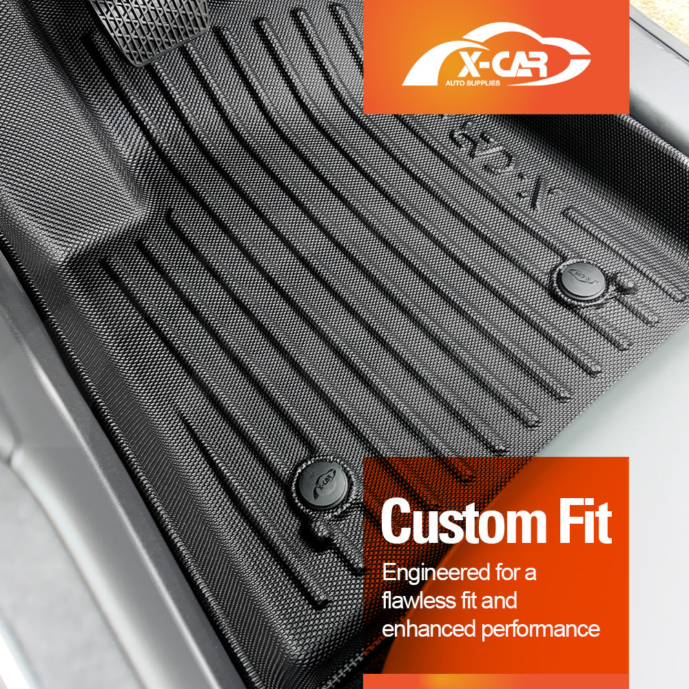 3D Floor Mats Boot Liner Set for MG MGS5 EV 2025-Onwards All Weather Heavy Duty Cargo Car Trunk Luggage Tray