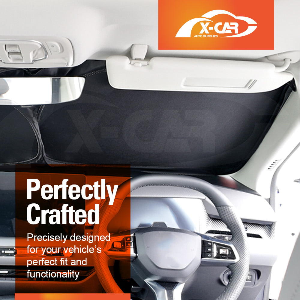 WindScreen Sun Shade for MG MGS5 EV 2025-Onwards Blocks UV Rays Foldable Custom Sun Visor Protector