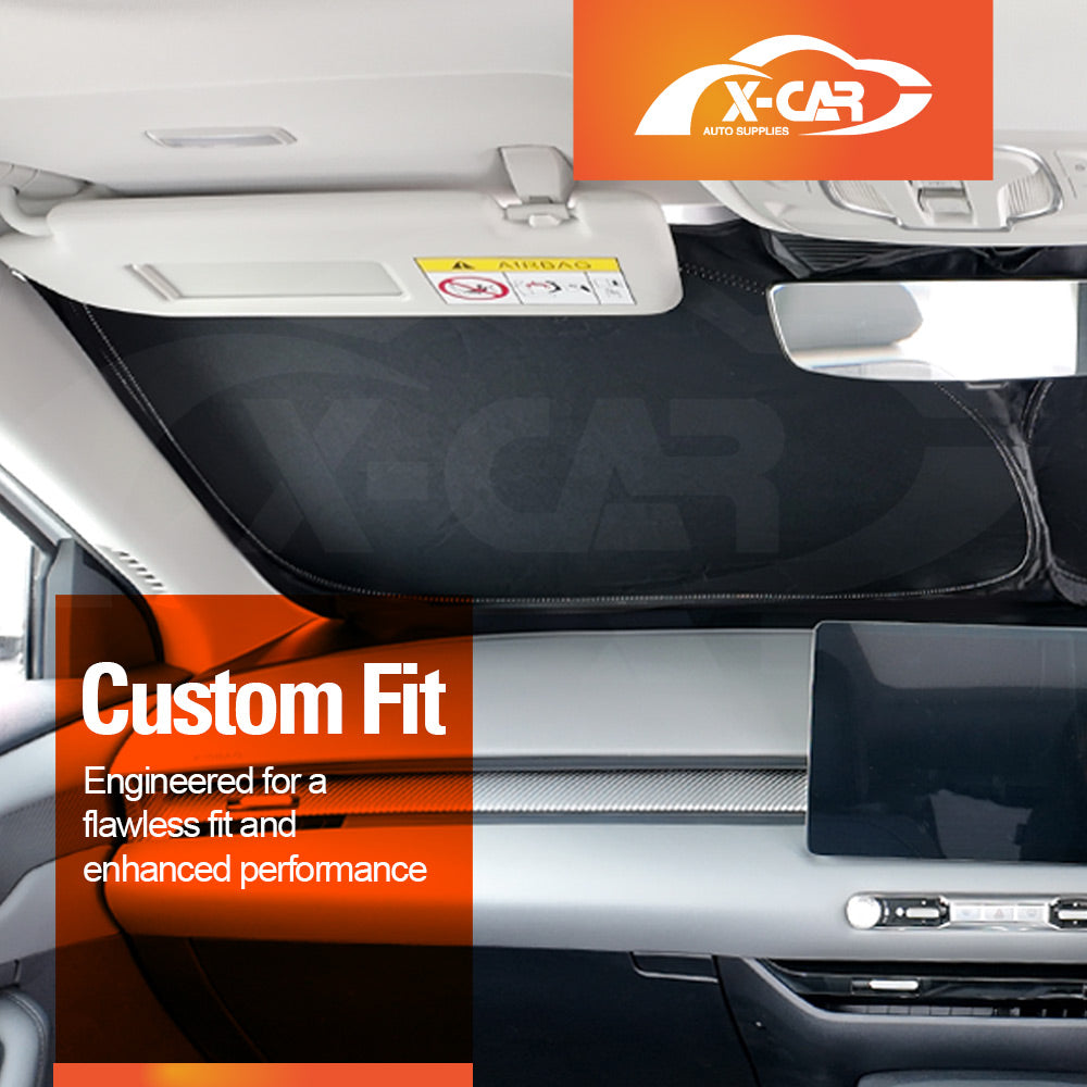 WindScreen Sun Shade for MG MGS5 EV 2025-Onwards Blocks UV Rays Foldable Custom Sun Visor Protector