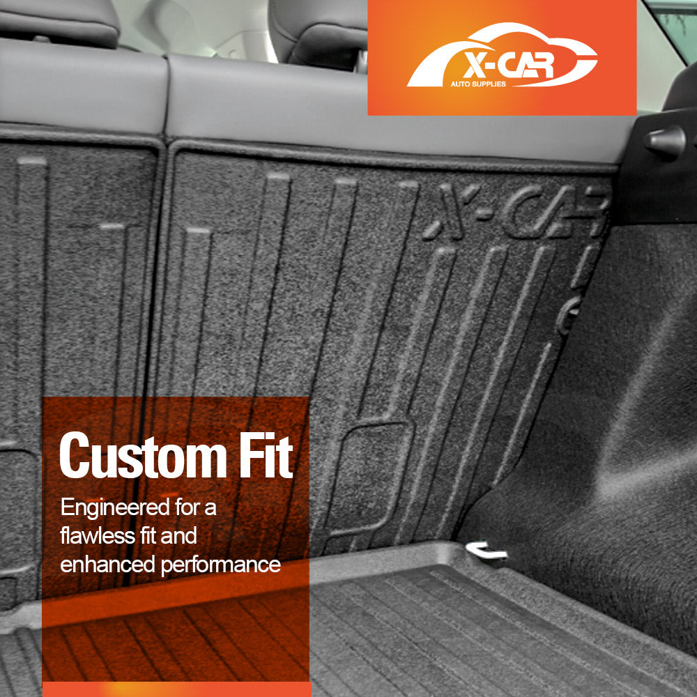 Boot Liners Kick Mats Set for MG MGS5 EV 2025-Onwards All Weather Heavy Duty Cargo Car Trunk Back Seat Protector