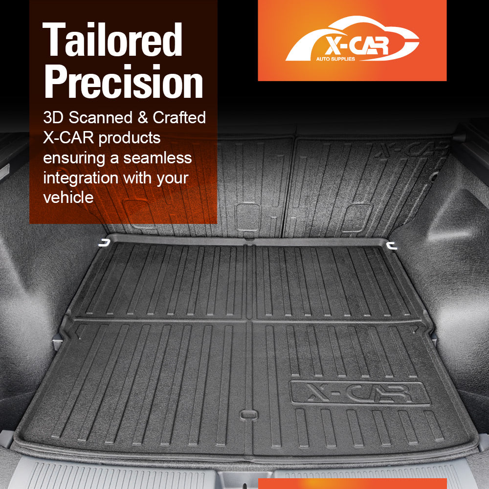 Boot Liners Kick Mats Set for MG MGS5 EV 2025-Onwards All Weather Heavy Duty Cargo Car Trunk Back Seat Protector