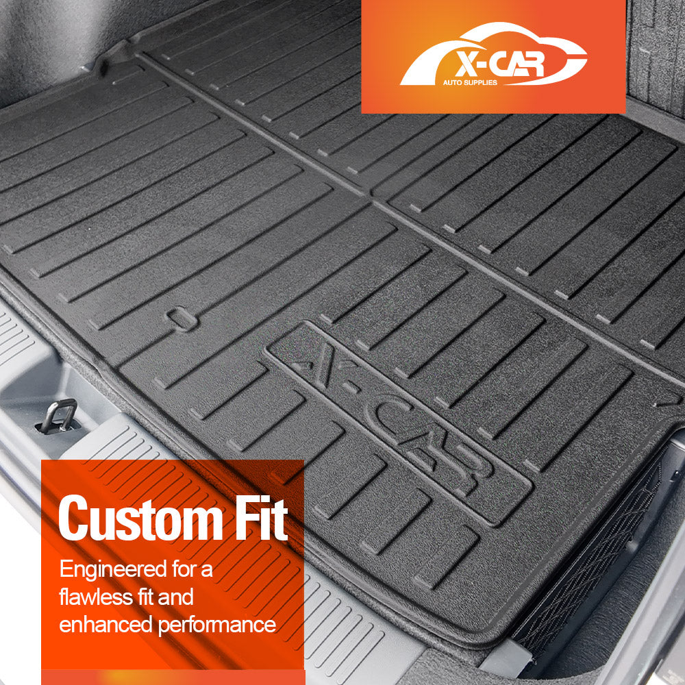 Boot Liners Kick Mats Set for MG MGS5 EV 2025-Onwards All Weather Heavy Duty Cargo Car Trunk Back Seat Protector