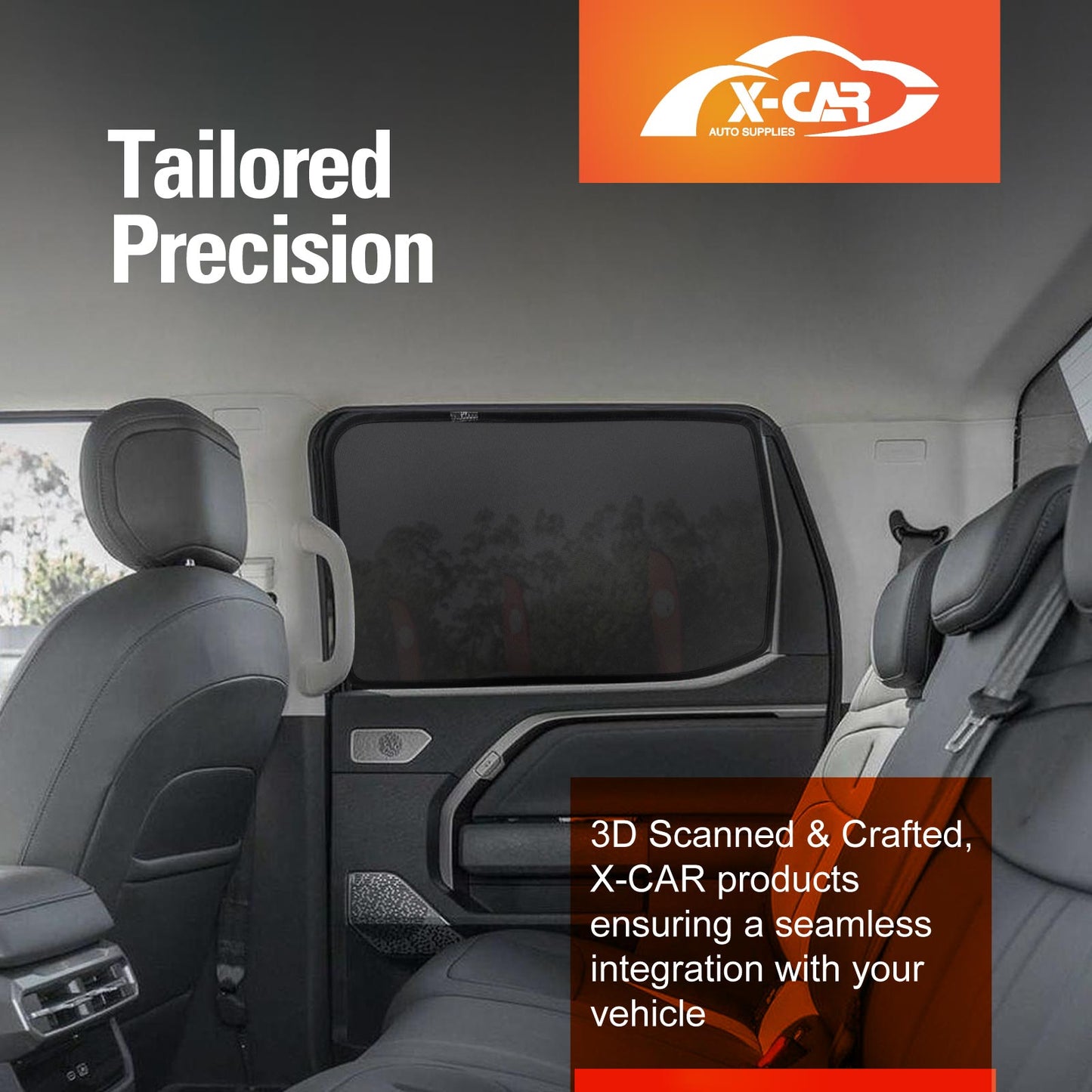 Rear Window Sun Shade for MG MGU9 Dual Cab 2025-Onwards UV Protection Car Sunshade Blind Mesh