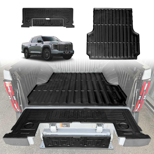 Tub Liner Tailgate Mat for MG MGU9 Dual Cab 2025-Onwards Heavy Duty All Weather Ute Protector Cargo Cover Set