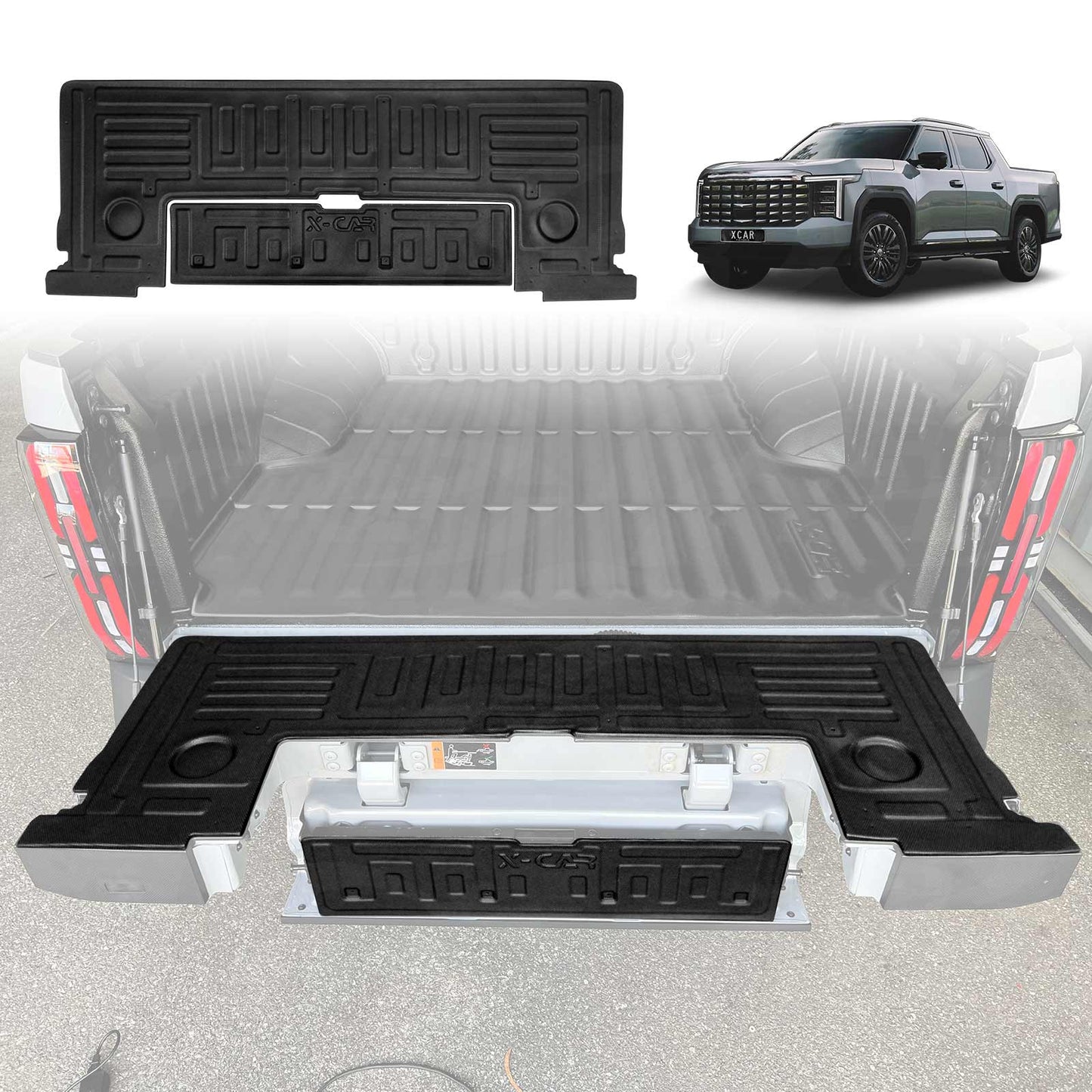 Tailgate Liner for MG MGU9 Dual Cab 2025-Onwards Heavy Duty All Weather Ute Protector Cover Mat