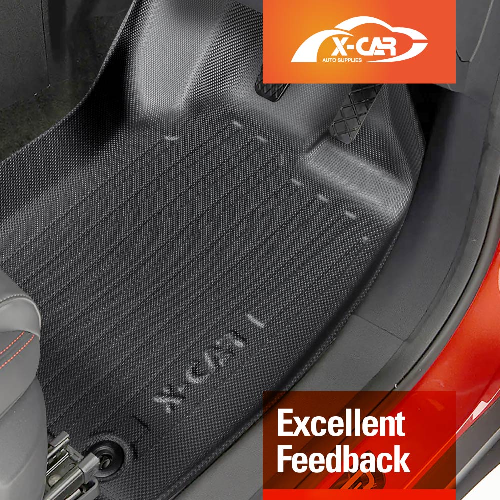 Floor Mat Boot Liner Back Seat Protector Combo for MG ZS/ZST 2018-2024 Heavy Duty Car Kick Mats Cover