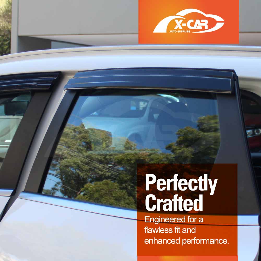 Weathershields for MG ZS 2024-Onwards Car Weather Shields Wind Deflectors Window Sun Visor 4 Pcs