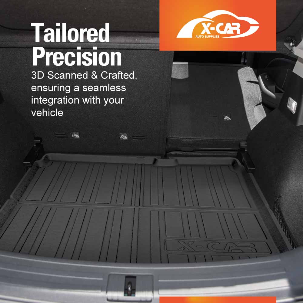 3D All Weather Boot Liner Back Seat Protector Combo for MG ZS/ZST/ZS EV 2018-2024 Heavy Duty Car Kick Mats Cover Cargo Trunk Mat