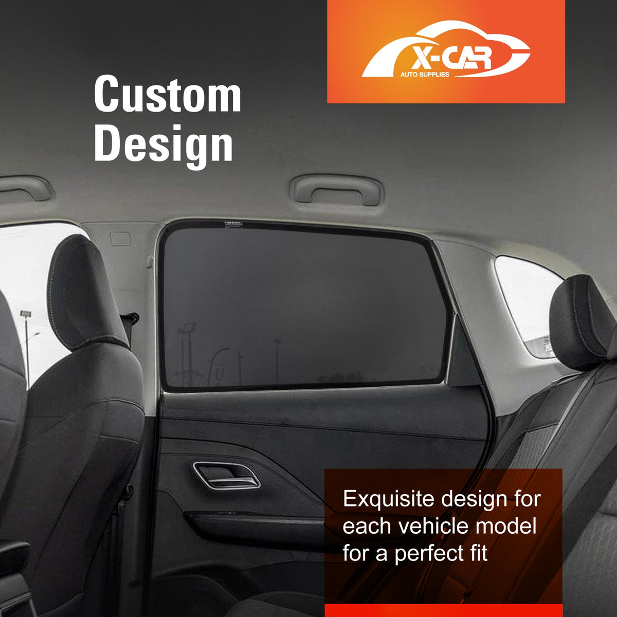 Rear Window Sun Shades for MG ZS 2024-Onwards Car UV Protection Custom Car Sunshade Blind Mesh