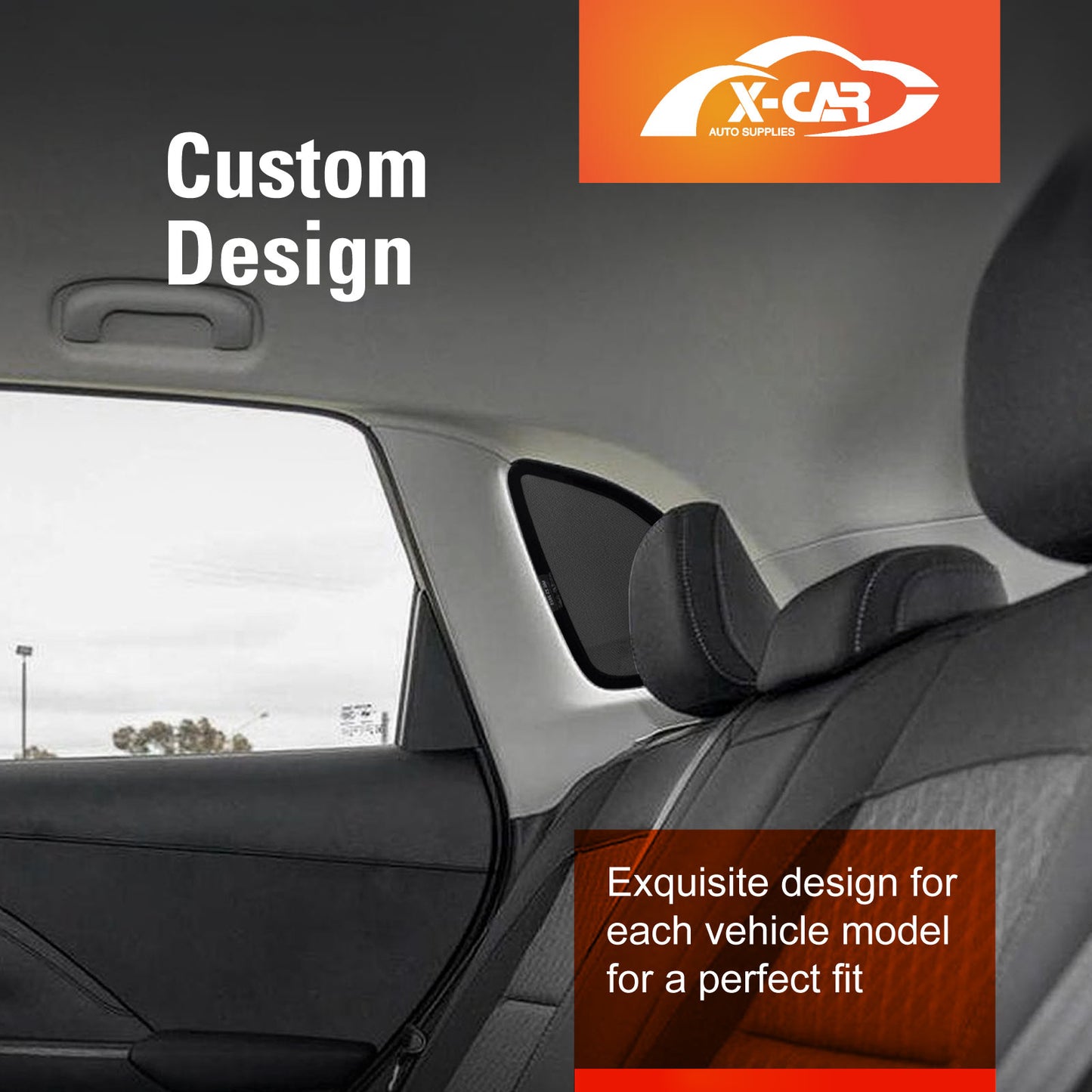 Rear Port Window Sun Shade for MG ZS 2024-Onwards UV Protection Car Sunshade Blind Mesh