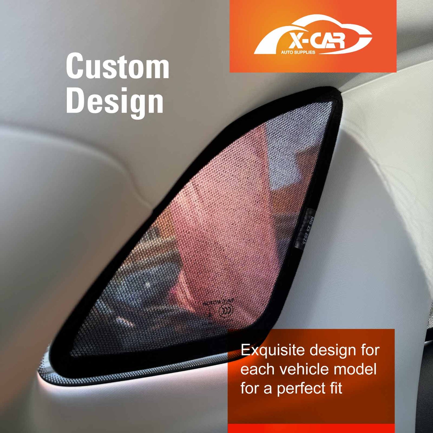Rear Port Window Sun Shade for MG ZS 2024-Onwards UV Protection Car Sunshade Blind Mesh