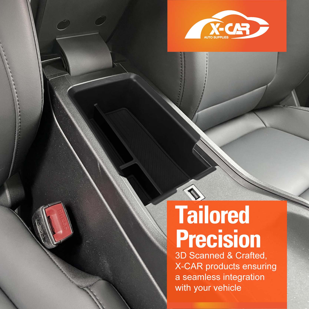 Centre Console Organiser Set for MG4 EV Urban 2026-Onwards Front Lower Armrest Storage Tray Interior Accessories