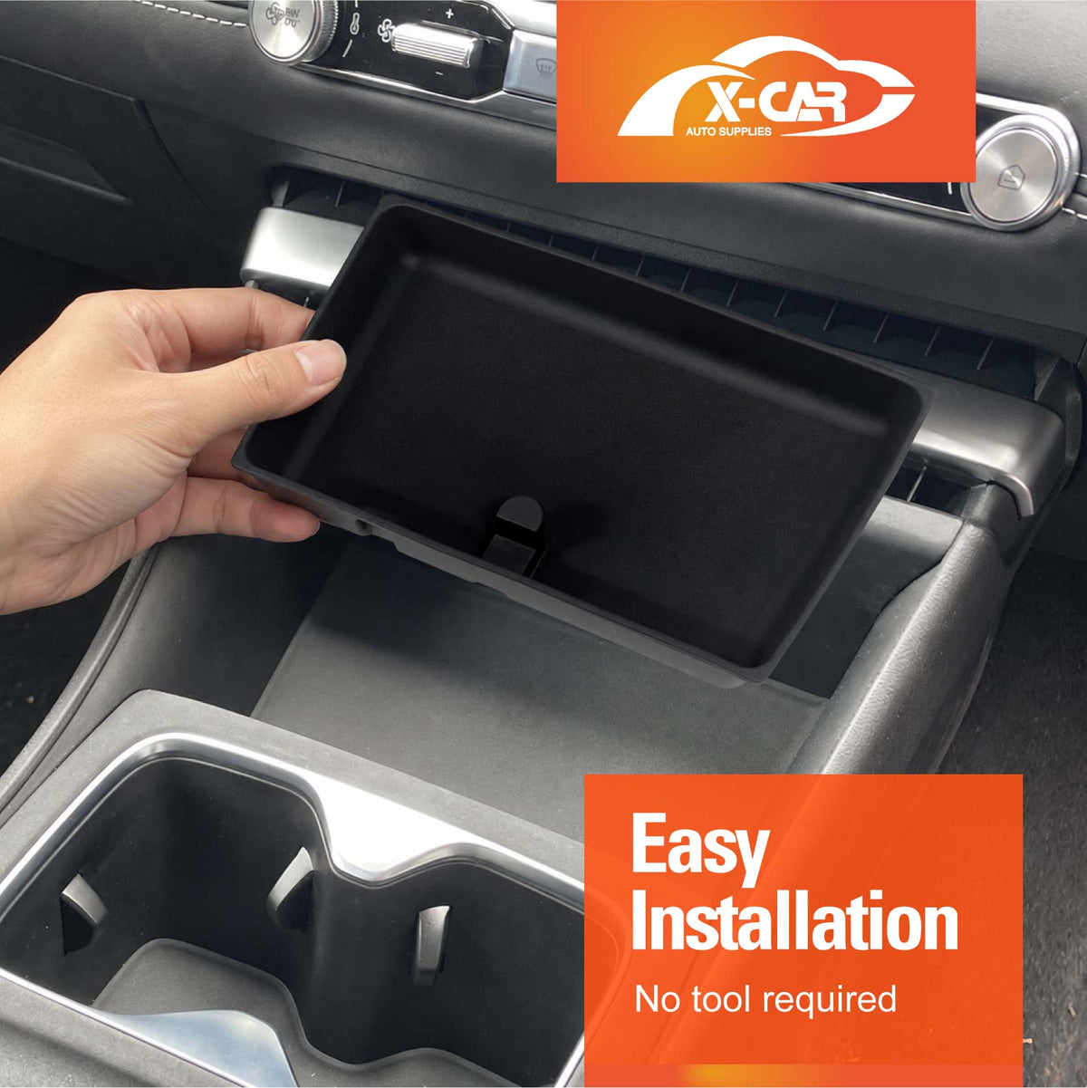 Centre Console Organiser Set for MG4 EV Urban 2026-Onwards Front Lower Armrest Storage Tray Interior Accessories