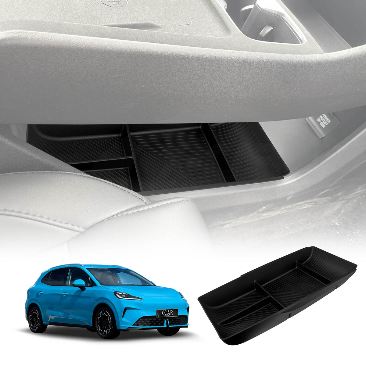 Lower Centre Console Organiser Tray for MG MG4 EV Urban 2026-Onwards Storage Box Car Interior Accessories