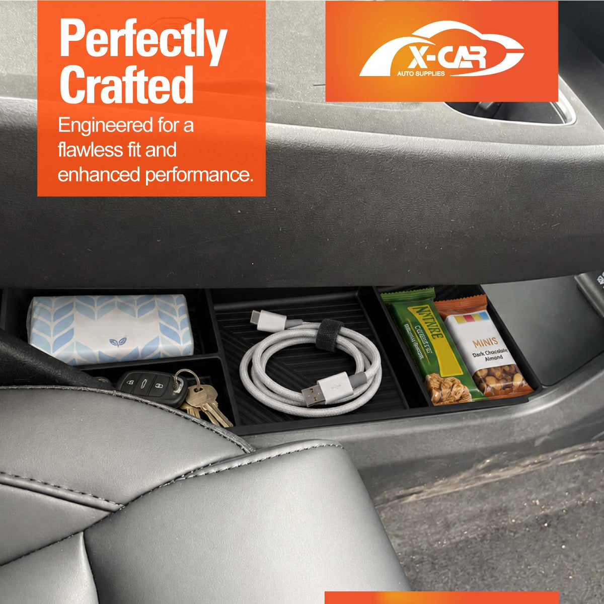 Lower Centre Console Organiser Tray for MG MG4 EV Urban 2026-Onwards Storage Box Car Interior Accessories