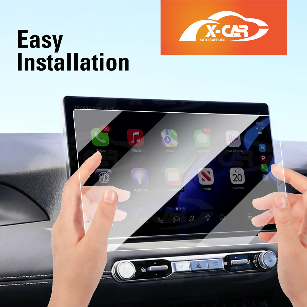 Tempered Glass Screen Protector Set for MG MG4 EV Urban 2026-Onwards Dash Centre Console Touchscreen Anti-Scratch Cover